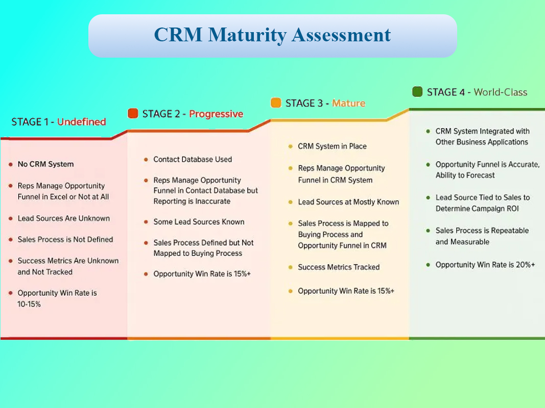 ارزیابی بلوغ CRM در سازمان